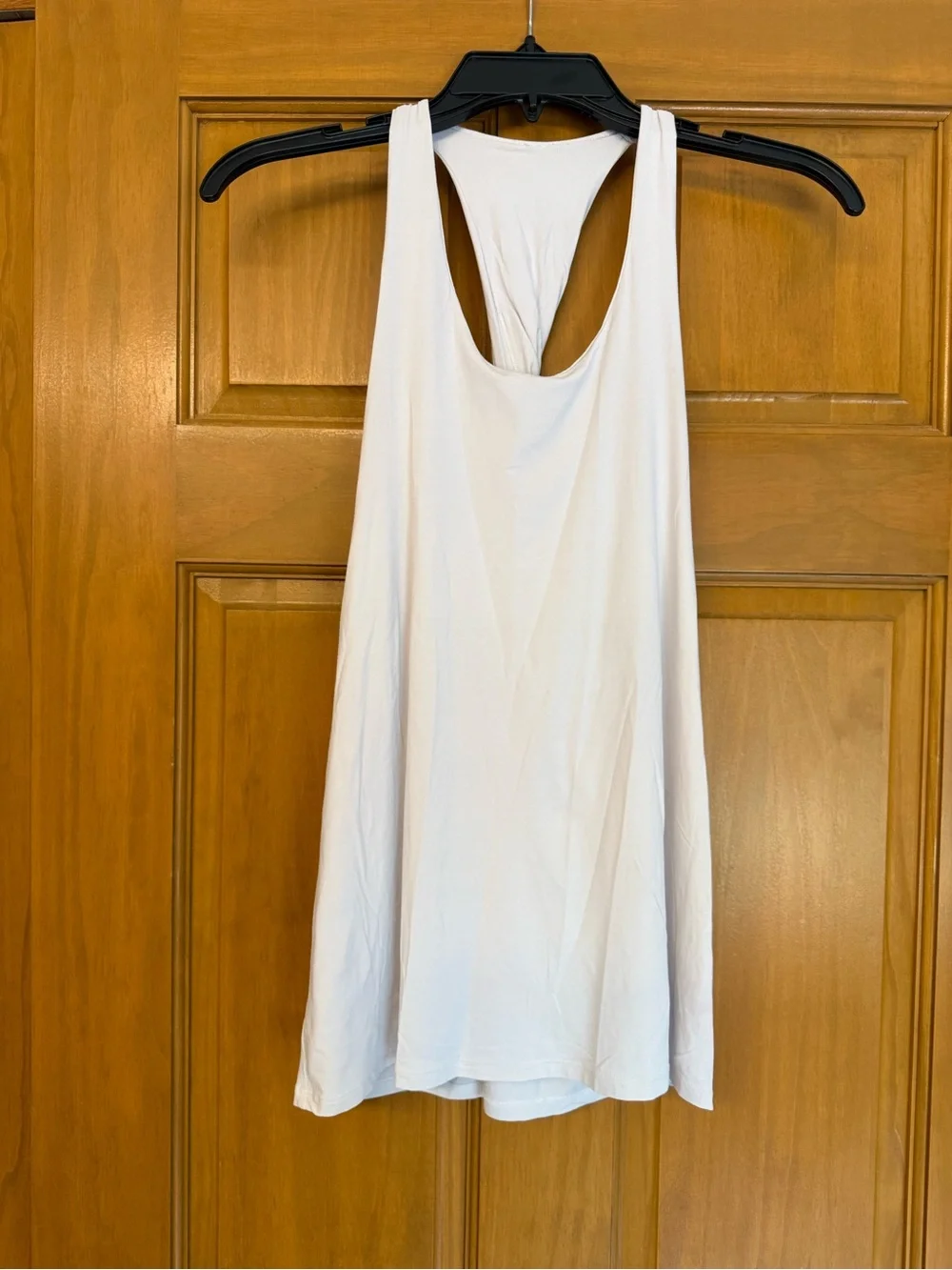 ALO Yoga White Twisted Racerback Tank